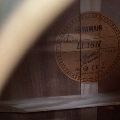 Used Yamaha LL16M ARE ORIGINAL JUMBO Acoustic Guitar image 10