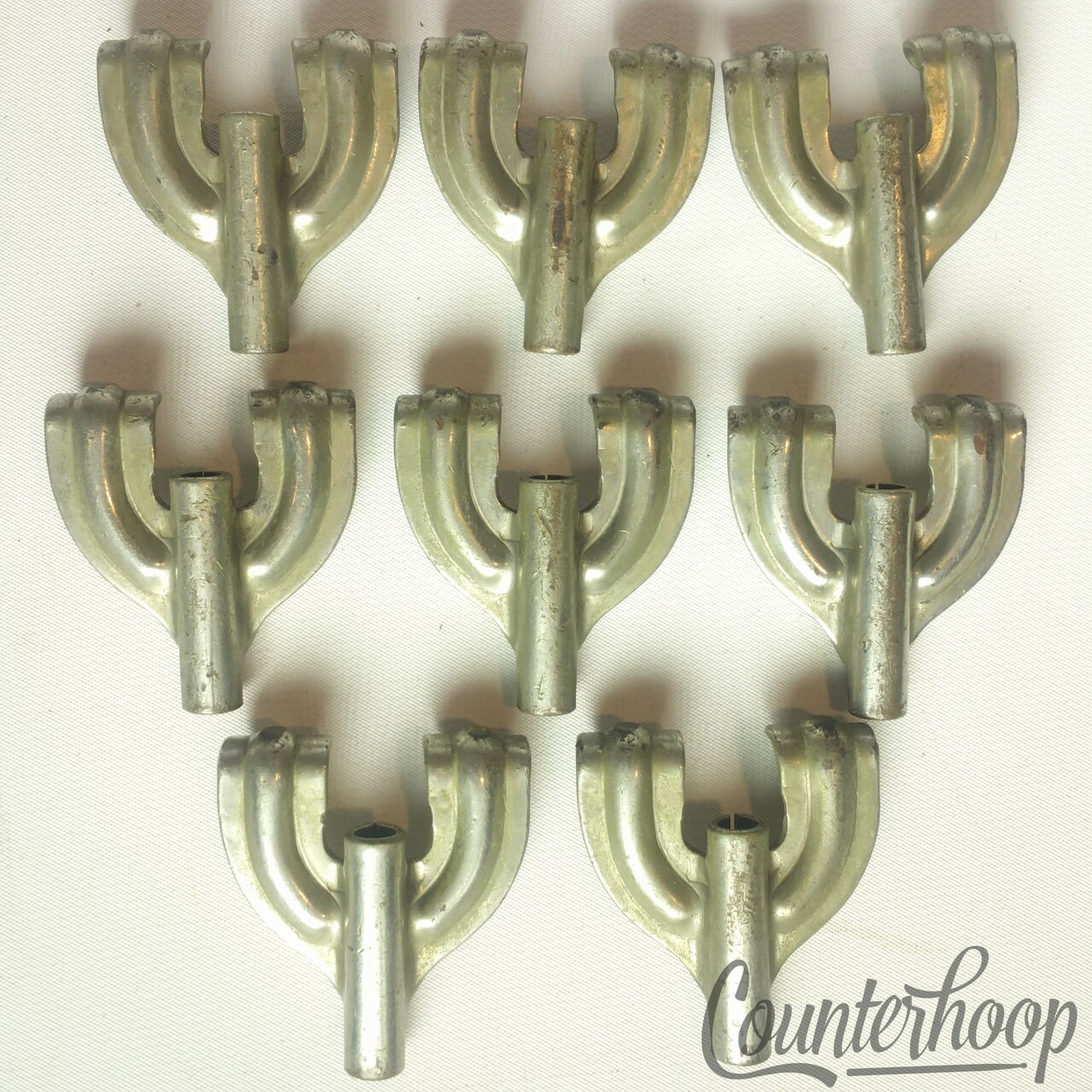 Gretsch 8x Nickel Bass / Marching Snare Drum T-Rod Claws Vintage 30s USA W&A* — main photograph