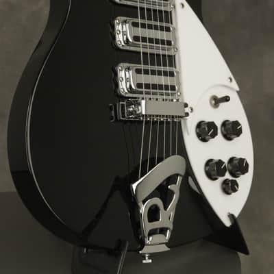 1987 Rickenbacker 320 with "Toaster/Vintage" pickups JETGLO!!! image 12