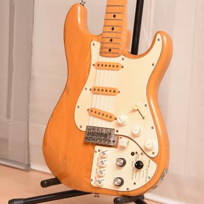 El Maya Stratocaster with Active Electronics – 1980s Rare Solidbody Guitar / Gitarre image 1