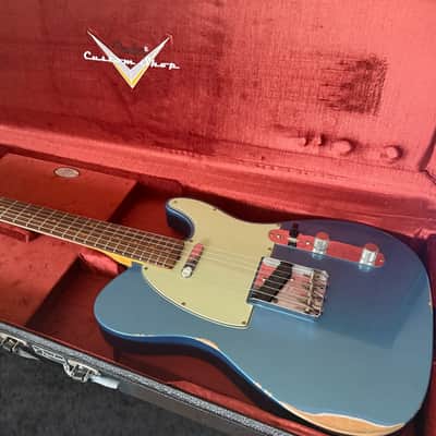 2025 Fender Custom Shop '63 Telecaster Relic – Aged Lake Placid Blue image 22