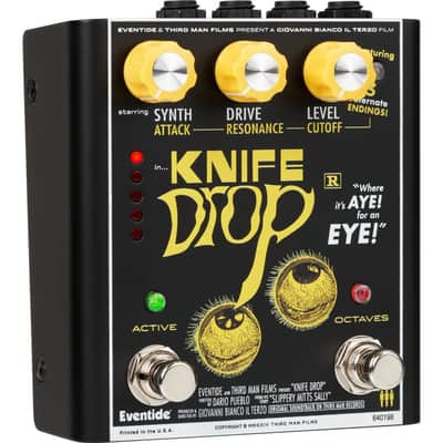 Eventide Knife Drop Sub-Octave Fuzz with Analog-style Synth Effects Pedal image 2