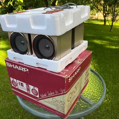 👉Sharp QT-37 Rare Vintage Japan Boombox New Condition OEM Box Serviced Warranty image 2