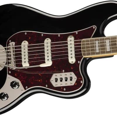 Squier Classic Vibe 6-String Bass VI, Black, Laurel Fingerboard image 5