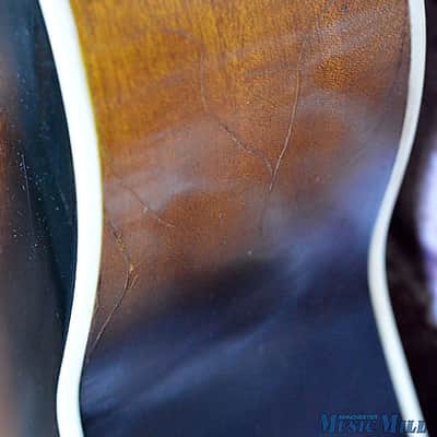 Vintage 1967 1968 Harmony H1265 Sovereign Deluxe Dreadnought Jumbo Acoustic Guitar image 11