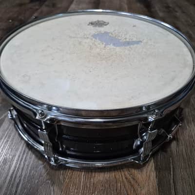 Ludwig LM404 Acrolite 5x14" Aluminum Snare Drum Black/White Badge Black Galaxy image 3