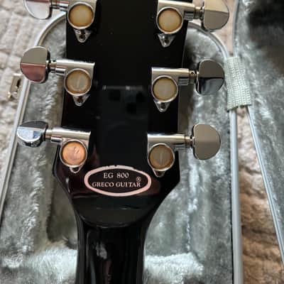 1977 Greco EG800PB Vintage 3 Pickup Custom Black Beauty Frampton Phenix, Japan Fujigen image 17