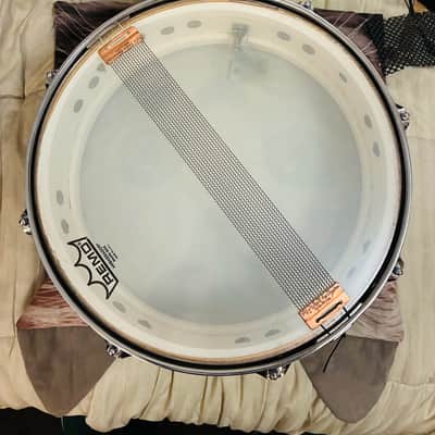 Ludwig No. 906 Downbeat 4x14" 8-Lug Piccolo Snare Drum with Keystone Badge 1960 - 1968 - Black Diamond Pearl image 6
