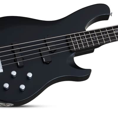 Schecter Johnny Christ 5 Bass Satin Black + Free Gig Bag - SBK 5-String Electric Bass - Brand New image 2