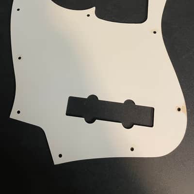 White Fender MIJ Jazz Bass Pickguard image 2