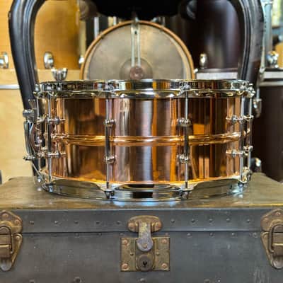 NEW Ludwig 6.5x14 Ludwig Copper Phonic w/ Smooth Shell & Tube Lugs image 3