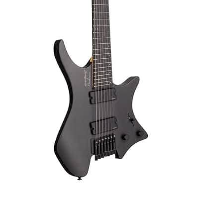 Strandberg Boden Metal NX 7 Ergonomic Electric Guitar in Black Granite BD7CT-21M-L-M-BK image 2