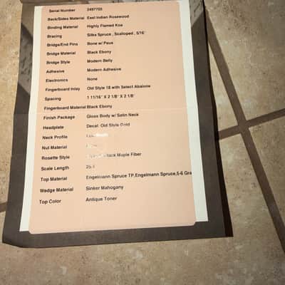 Martin Custom shop 0000 Engleman EIR Sinker image 14