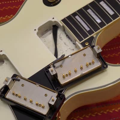 Burny Les Paul Custom Super Grade Vintage White MIJ Made in Japan CIJ image 9
