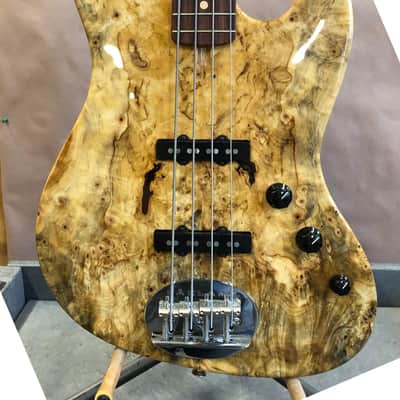 Lakland USA Series 44-60 Buckeye Burl Top 2019 Natural image 2