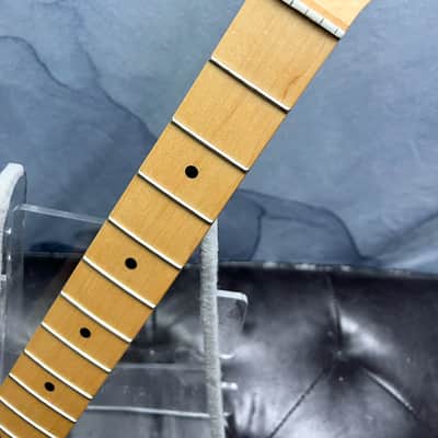 Fender Loaded Deluxe Roadhouse Stratocaster Neck with Maple Fingerboard, CBS Style Headstock, and Fender Locking Tuners image 3