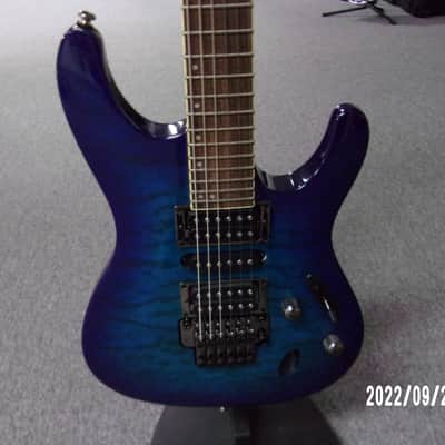 Ibanez S670QM-SPB Electric Guitar Sapphire Blue image 3