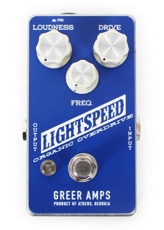 Greer Amps Lightspeed Organic Overdrive-Blue(Authorized Dealer) image 1