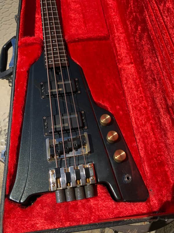 Aria Pro ii WL Custom Wedge 1985 Charcoal Metallic | Reverb