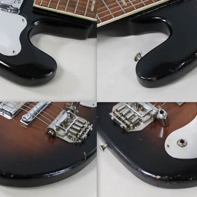 1960s Teisco WG-2L Electric Guitar Japan Sunburst (Needs Work) - Free Shipping image 17
