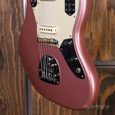 Fender Custom Shop '64 Jaguar Journeyman  Faded Aged Burgundy Mist Metallic image 6