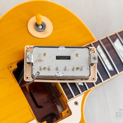 2000 Gibson Custom Shop Historic 1959 Les Paul Standard R9 Plain Top Unburst, 100% Original w/ 57 Classic PAFs, Case image 18