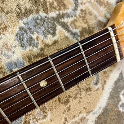 1971 Fender Mustang Competition Red with OHSC all original vintage electric guitar image 16