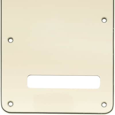 3Ply Strat Back Plate Tremolo Cavity Cover Backplate for Fender US/Mexico Made Standard ST Strat Stratocaster Modern Style Electric Guitar,Cream image 1