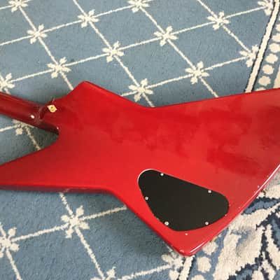 Gibson Rare Prototype Explorer Bass Early 1980's Red image 11