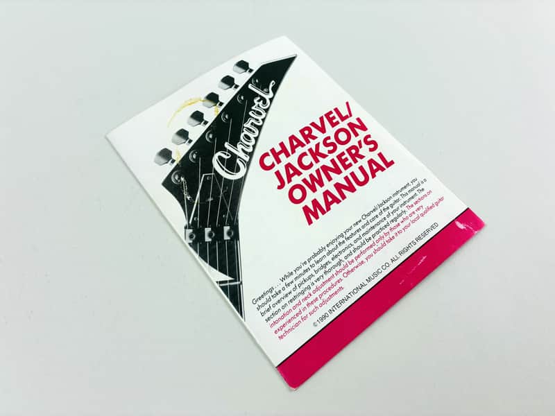 Charvel-Jackson Owner's Manual (1990) image 1