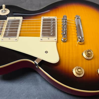 Epiphone Les Paul Standard 50s Left Hand BRAND NEW Vintage Sunburst LH Lefty Handed Flame Top 50's Electric Guitar image 10
