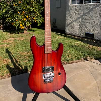 Warmoth Strat  Trans Red Burst image 2