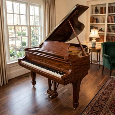 Steinway & Sons Model O Grand Piano – Honduran Mahogany image 1