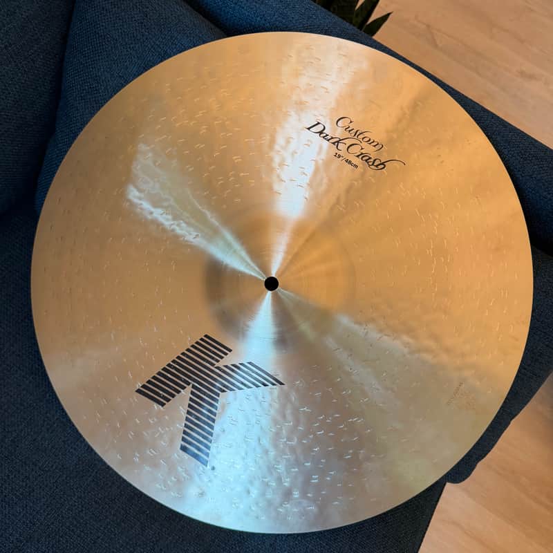 Zildjian 19" K Custom Dark Crash Cymbal 1995 - Present - Traditional image 1