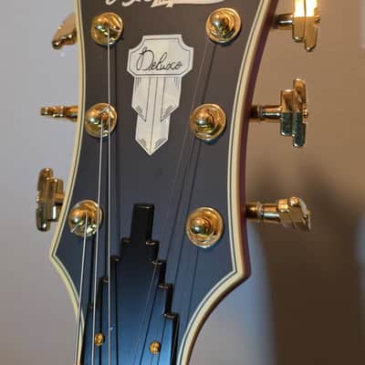 D'Angelico Deluxe DC (335) Satin Trans Wine P90 image 12
