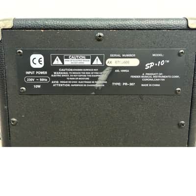 Squier SP-10 - Guitar Amplifier - Black - Good w/ Power Supply image 5