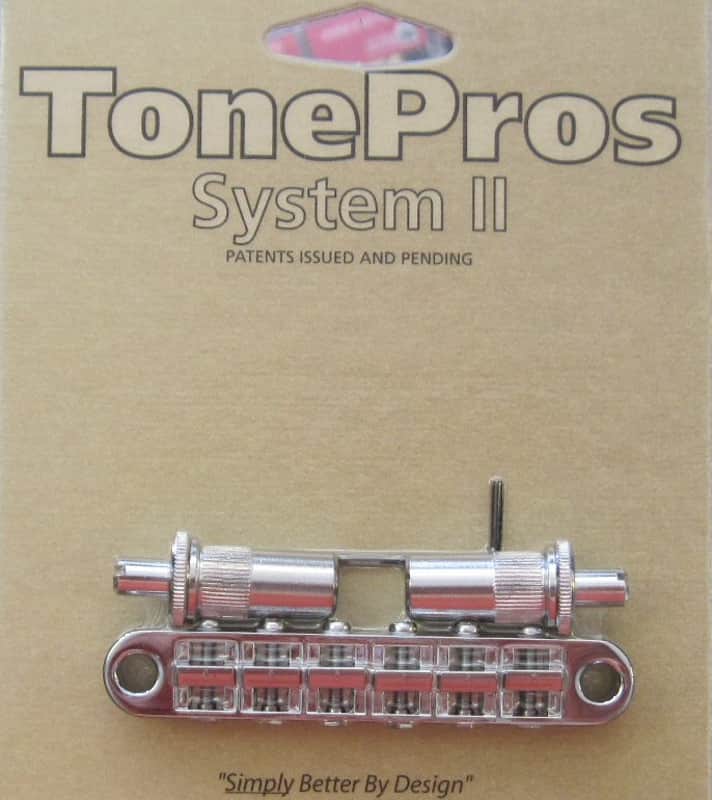 TonePros T3BT-C Metric Tuneomatic Bridge Chrome image 1