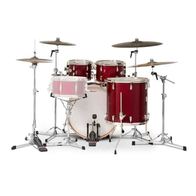Slingerland Studio King 4pc Drum Set 22/10/12/16 Royal Crimson imagen 3
