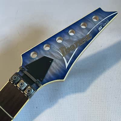 2007 Korean Ibanez S470DXQM Wizard II 22 Fret AANJ Guitar Neck (Blue Moon Burst) image 4