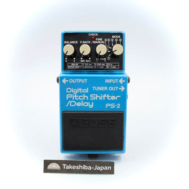 Boss PS-2 Digital Pitch Shifter Delay 1988 Made in Japan Guitar Effect Pedal 963564 image 1