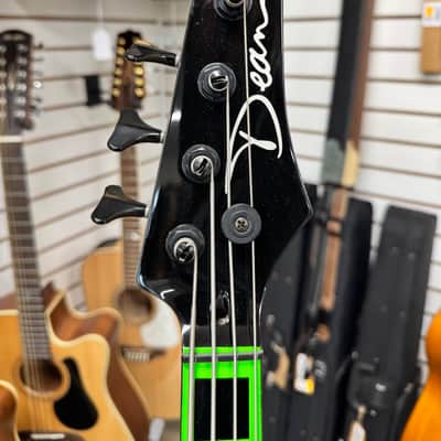 Dean Custom Zone 4-String Bass - Nuclear Green image 2