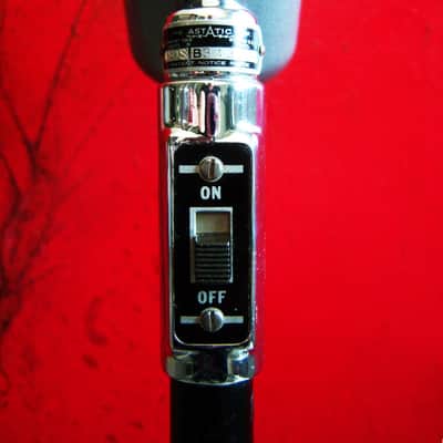Vintage 1940's Astatic N-80S Crystal microphone High Z w Astatic E6G stand harp mic HAM radio 10C 10D image 6