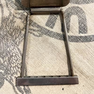 Vintage 1960's Hofner Colorama Guitar Trapeze Tailpiece-Nickel Circa 1961 image 4
