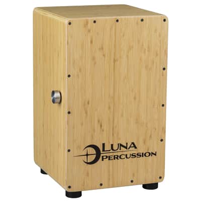 Luna Bamboo Cajon with Bag L Percussion with gig bag image 2