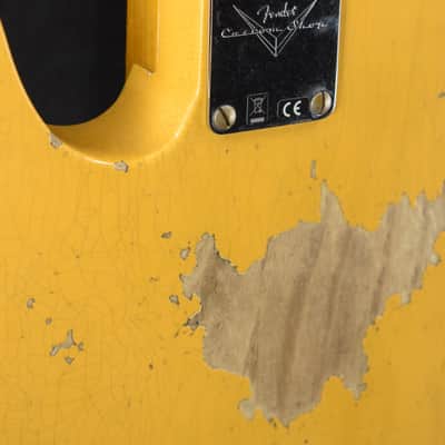 Mint Fender Time Machine '52 Telecaster Heavy Relic Aged Nocaster Blonde image 10