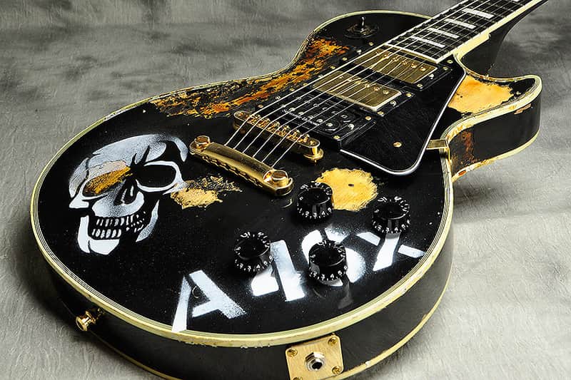 ギター ESP Les Chang ESP Les Chang Black Flame Treatment | Reverb