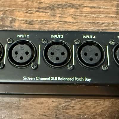 ART P16 Rackmount 16-Channel Balanced XLR Patchbay 2015 - Present - Black image 2