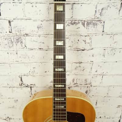 Vintage 1979 Guild F-40 Blonde Small Jumbo Acoustic Guitar With Hard Shell Case image 5
