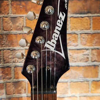 Ibanez SA220FM-TG Standard Transparent Gray, Seymour Duncan Neck PU, Speed Knobs image 2