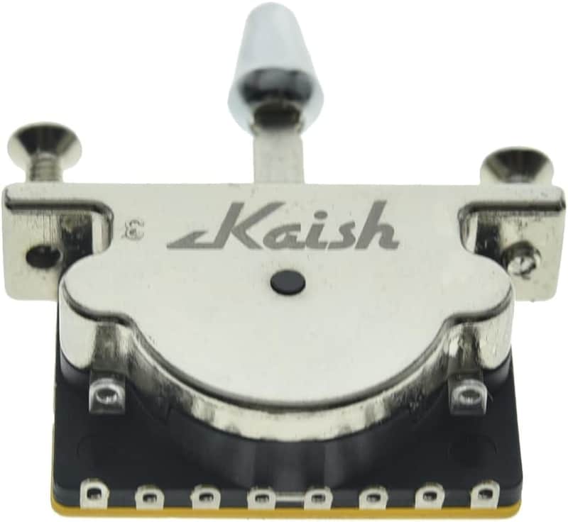 Heavy Duty 5 Way Guitar Pickup Lever Guitar Pickup Selector Switch for Strat Tele with Plastic Chrome Tip image 1